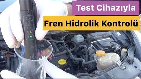 Fren hidrolik sıvı kontrolü